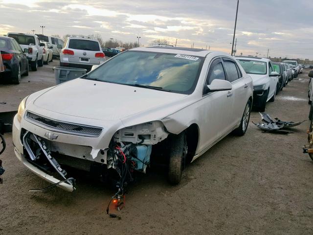 1G1ZE5E76BF288885 - 2011 CHEVROLET MALIBU LTZ WHITE photo 2