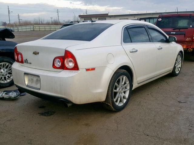 1G1ZE5E76BF288885 - 2011 CHEVROLET MALIBU LTZ WHITE photo 4