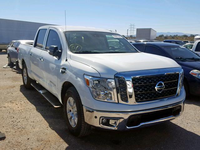 1N6AA1E69HN565346 - 2017 NISSAN TITAN SV WHITE photo 1