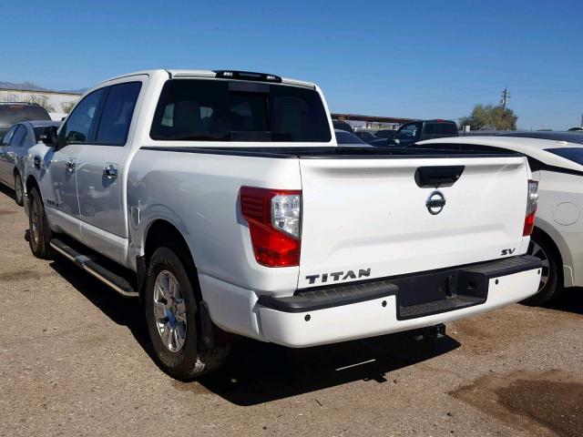 1N6AA1E69HN565346 - 2017 NISSAN TITAN SV WHITE photo 3