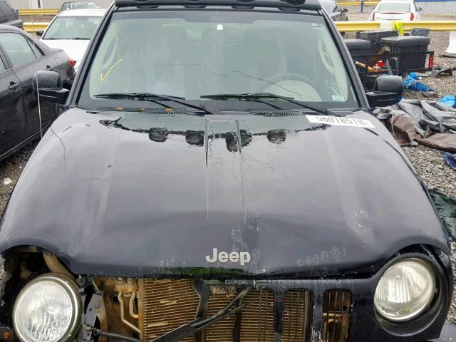 1J4GK38K43W551124 - 2003 JEEP LIBERTY RE BLACK photo 7