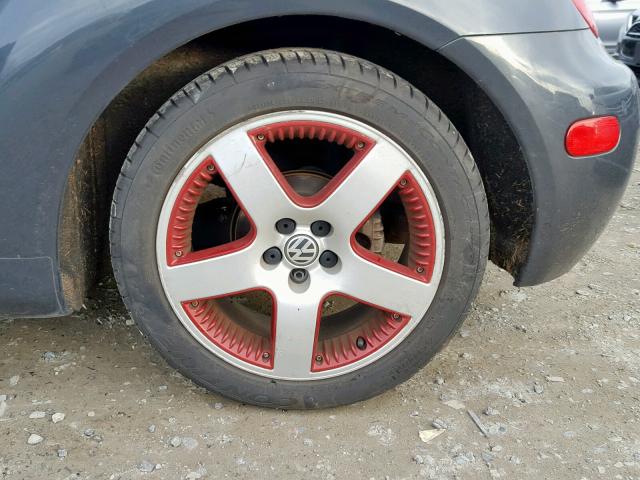 3VWCM31Y95M353166 - 2005 VOLKSWAGEN NEW BEETLE Сұр фото 9