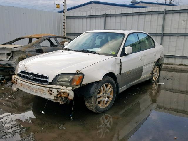 4S3BE686717214398 - 2001 SUBARU LEGACY OUT WHITE photo 2