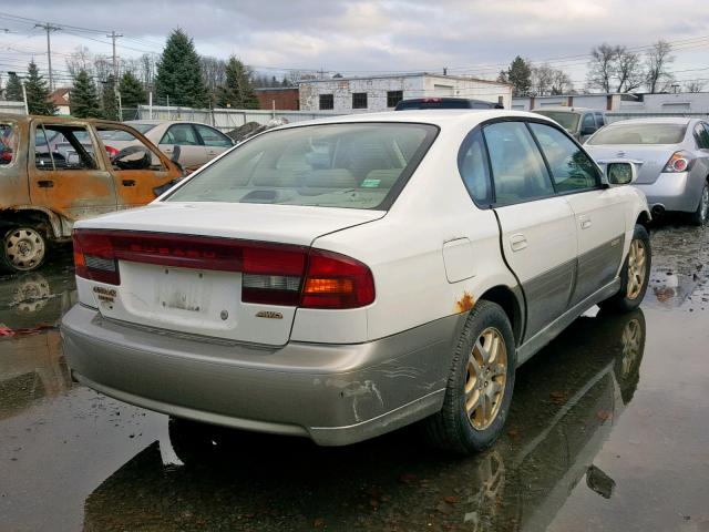 4S3BE686717214398 - 2001 SUBARU LEGACY OUT WHITE photo 4