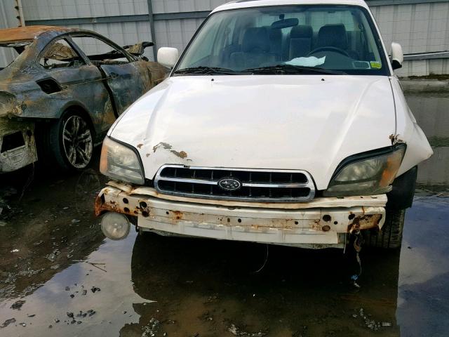 4S3BE686717214398 - 2001 SUBARU LEGACY OUT WHITE photo 9