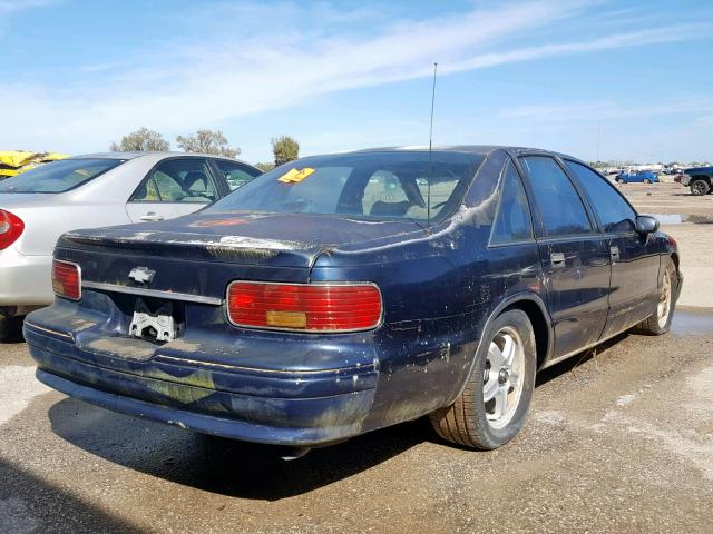 1G1BL5379PR111702 - 1993 CHEVROLET CAPRICE CL BLUE photo 4