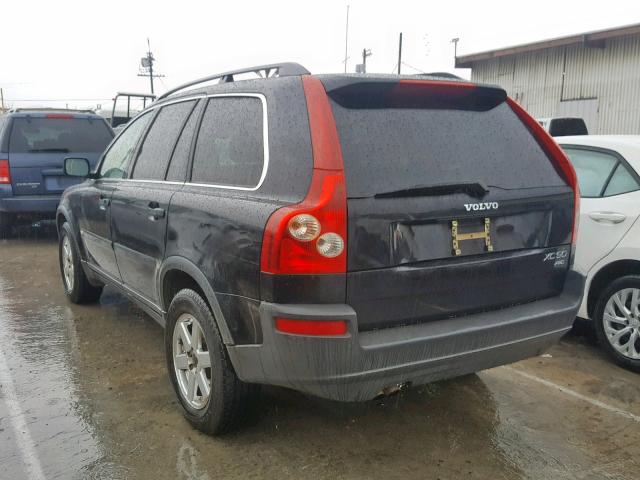 YV1CM59H031006168 - 2003 VOLVO XC90 BLACK photo 3