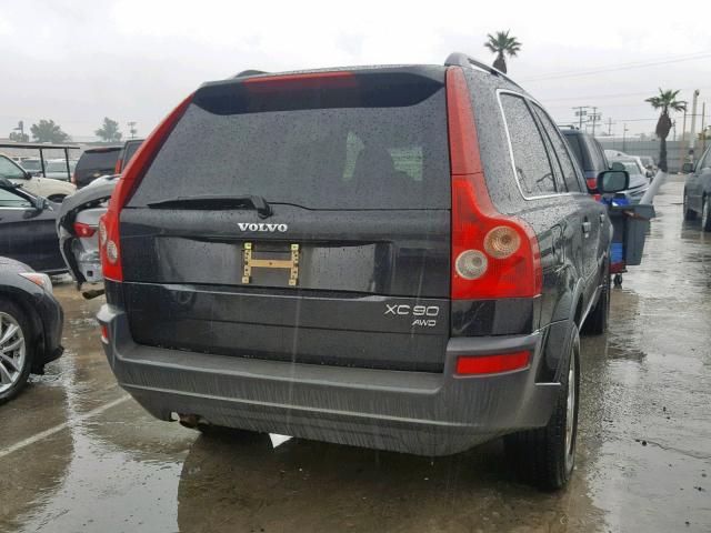 YV1CM59H031006168 - 2003 VOLVO XC90 BLACK photo 4