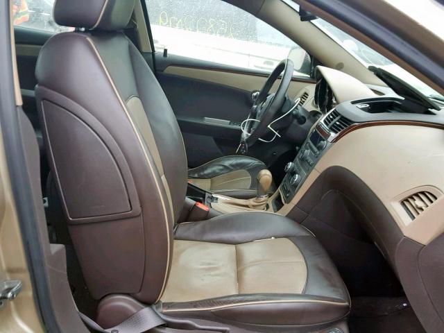 1G1ZK57738F283030 - 2008 CHEVROLET MALIBU LTZ GOLD photo 5