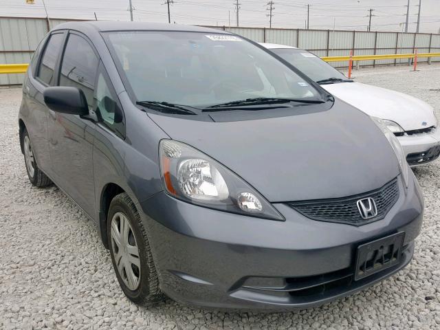 JHMGE8H33BC027271 - 2011 HONDA FIT GRAY photo 1