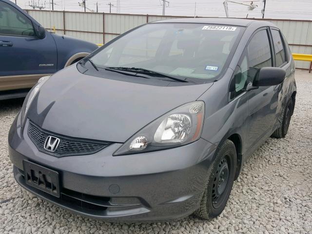 JHMGE8H33BC027271 - 2011 HONDA FIT GRAY photo 2