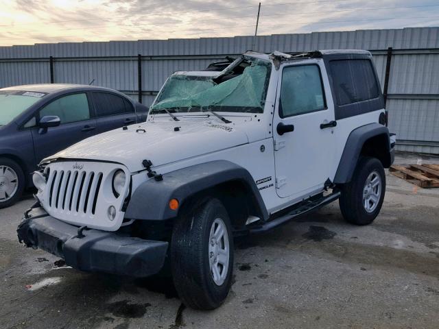 1C4AJWAG4EL174546 - 2014 JEEP WRANGLER S თეთრი ფოტო 2