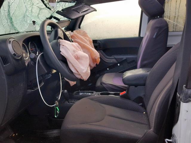 1C4AJWAG4EL174546 - 2014 JEEP WRANGLER S თეთრი ფოტო 5