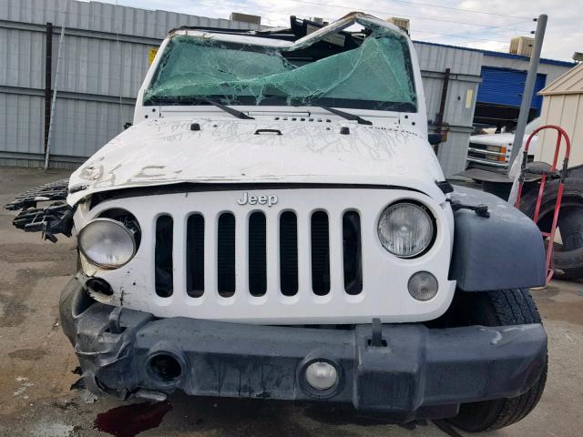 1C4AJWAG4EL174546 - 2014 JEEP WRANGLER S თეთრი ფოტო 9