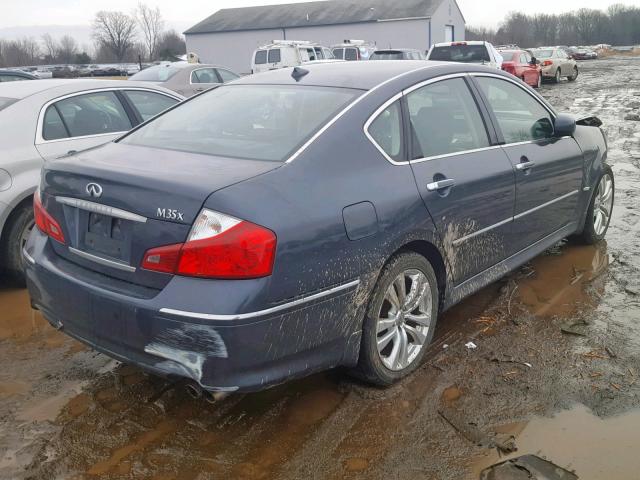 JNKAY01F48M653465 - 2008 INFINITI M35 BASE GRAY photo 4