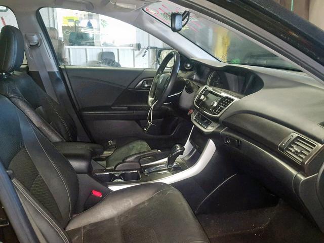 1HGCR2F82EA074972 - 2014 HONDA ACCORD EXL BLACK photo 5