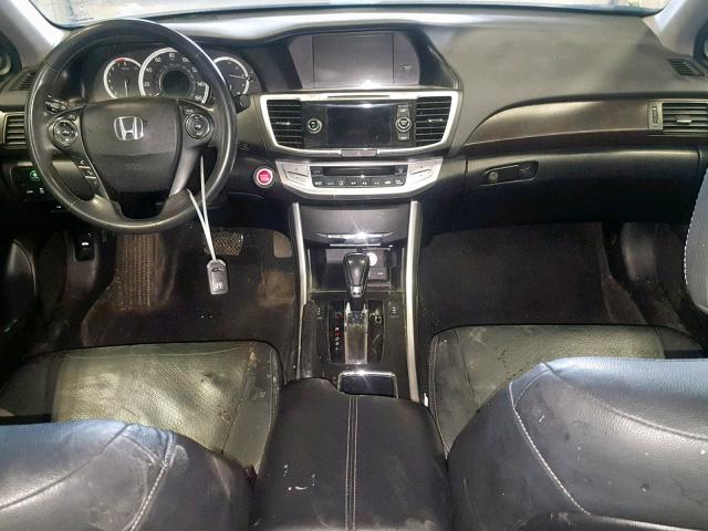 1HGCR2F82EA074972 - 2014 HONDA ACCORD EXL BLACK photo 9