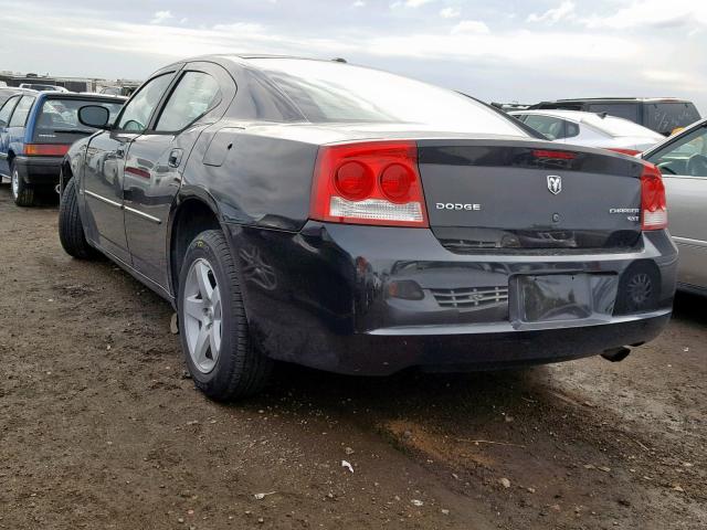 2B3CA3CV7AH301303 - 2010 DODGE CHARGER SX BLACK photo 3