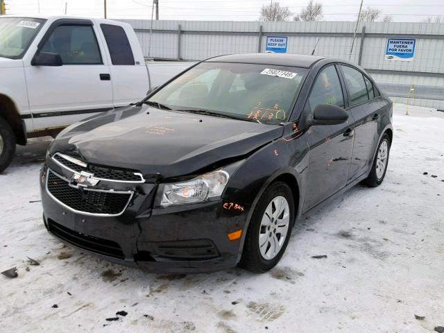 1G1PA5SG6D7237245 - 2013 CHEVROLET CRUZE LS BLACK photo 2