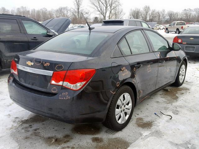 1G1PA5SG6D7237245 - 2013 CHEVROLET CRUZE LS BLACK photo 4