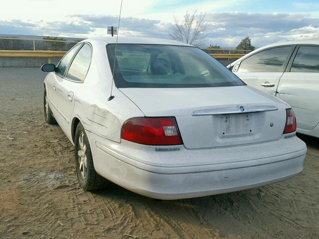 1MEFM53U7YG646440 - 2000 MERCURY SABLE LS WHITE photo 3