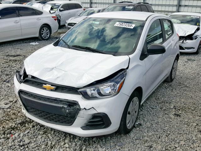 KL8CB6SA6HC823731 - 2017 CHEVROLET SPARK LS WHITE photo 2