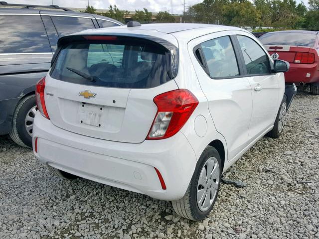 KL8CB6SA6HC823731 - 2017 CHEVROLET SPARK LS WHITE photo 4