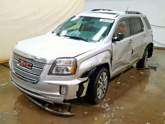 2GKFLVE34H6331527 - 2017 GMC TERRAIN DE SILVER photo 2