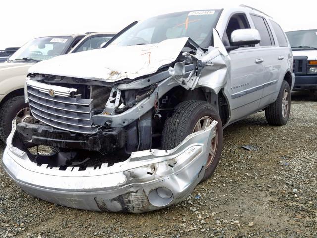 1A8HW58P67F505640 - 2007 CHRYSLER ASPEN LIMI SILVER photo 2