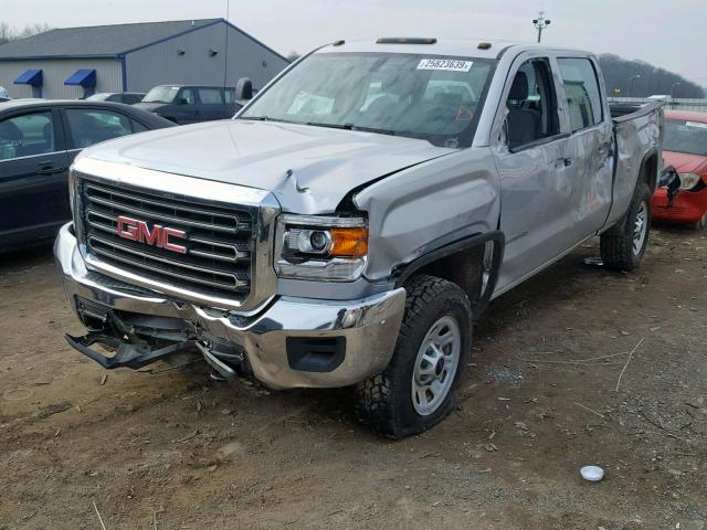 1GT421CG0FF556390 - 2015 GMC SIERRA K35 SILVER photo 2