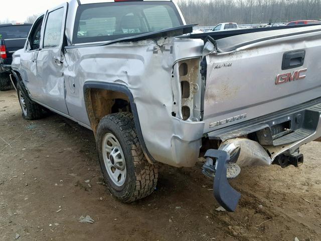 1GT421CG0FF556390 - 2015 GMC SIERRA K35 SILVER photo 9