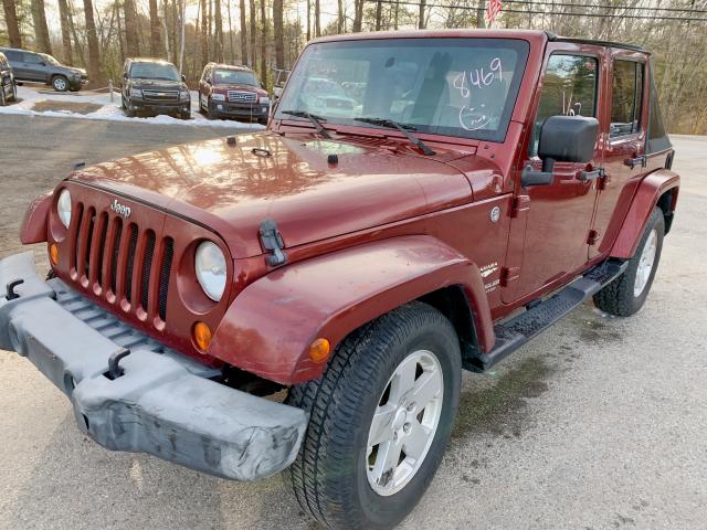 1J4GA591X7L154819 - 2007 JEEP WRANGLER S BURGUNDY photo 1