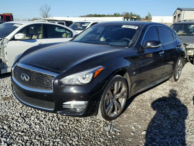 JN1BY1PP7JM330743 - 2018 INFINITI Q70L 3.7 L BLACK photo 2