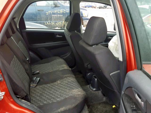 JS2YB413996203398 - 2009 SUZUKI SX4 TECHNO ORANGE photo 6