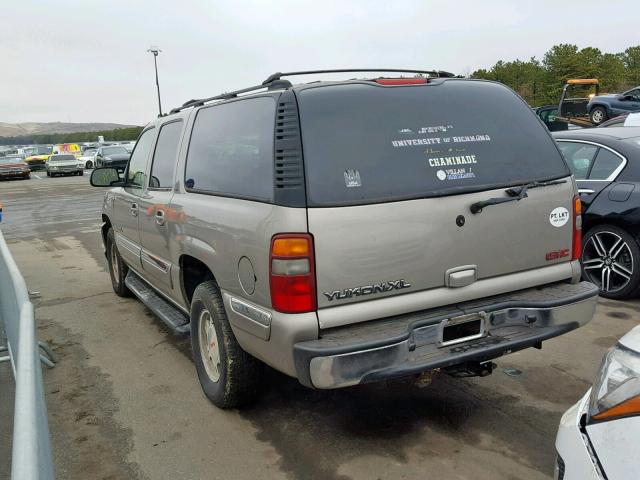 1GKFK16Z52J184966 - 2002 GMC YUKON XL K BEIGE photo 3