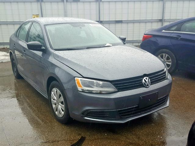 3VW2K7AJ8DM208436 - 2013 VOLKSWAGEN JETTA BASE GRAY photo 1