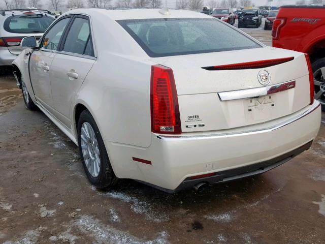 1G6DE5EY8B0171146 - 2011 CADILLAC CTS LUXURY WHITE photo 3