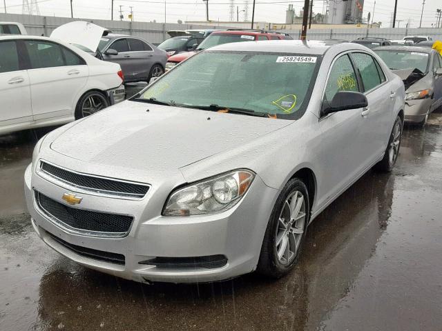 1G1ZA5E14BF243581 - 2011 CHEVROLET MALIBU LS SILVER photo 2