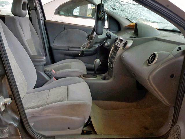 1G8AL55FX6Z201392 - 2006 SATURN ION LEVEL SILVER photo 5