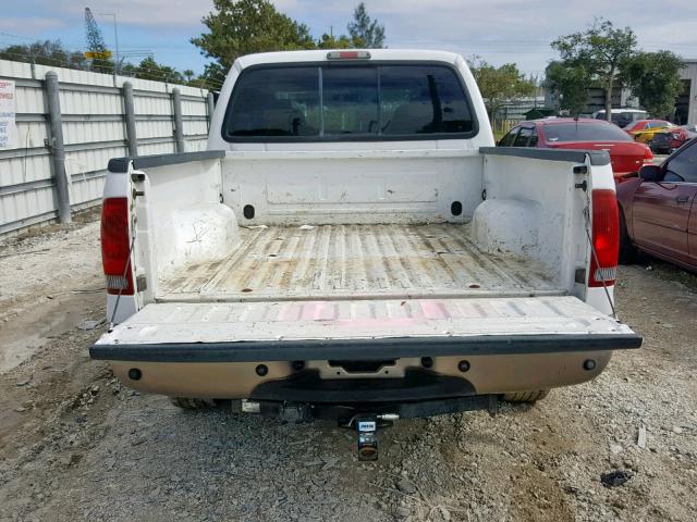 1FTSW20P76EC69026 - 2006 FORD F250 SUPER WHITE photo 9