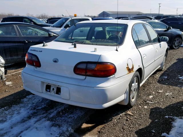 1G1NE52J51M666705 - 2001 CHEVROLET MALIBU LS 白色 照片 4