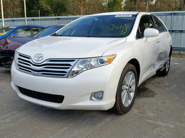 4T3ZA3BB0BU049671 - 2011 TOYOTA VENZA BASE WHITE photo 2