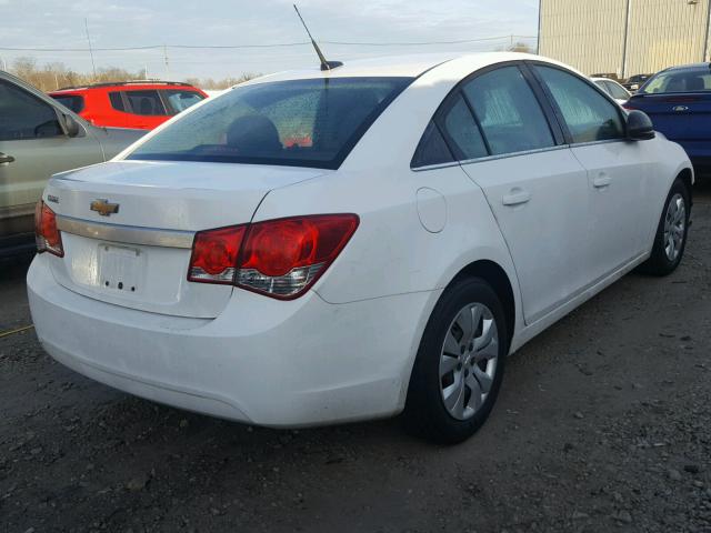 1G1PC5SH8C7286805 - 2012 CHEVROLET CRUZE LS WHITE photo 4