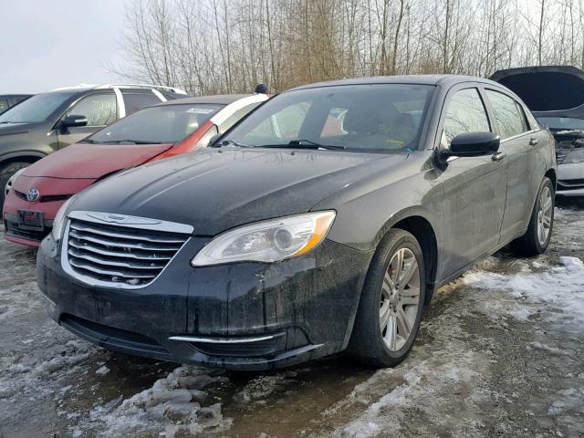 1C3CCBBGXCN206464 - 2012 CHRYSLER 200 TOURIN BLACK photo 2