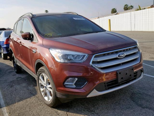 1FMCU9HD0JUC87021 - 2018 FORD ESCAPE SEL MAROON photo 1