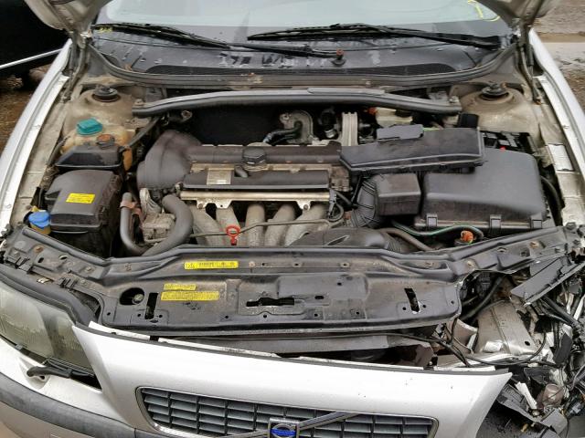 YV1RS61T632241397 - 2003 VOLVO S60 SILVER photo 7