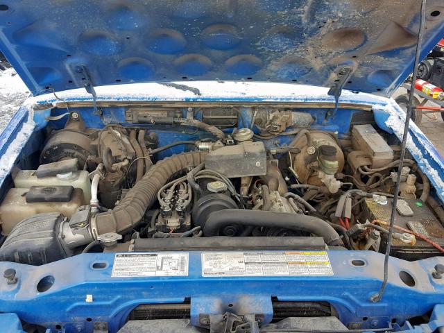 1FTYR10C9WUA47862 - 1998 FORD RANGER BLUE photo 7