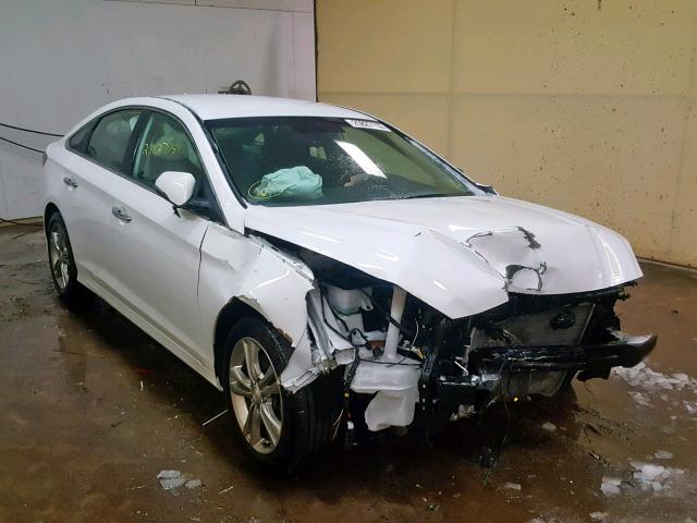 5NPE34AF4JH608101 - 2018 HYUNDAI SONATA SPO WHITE photo 1