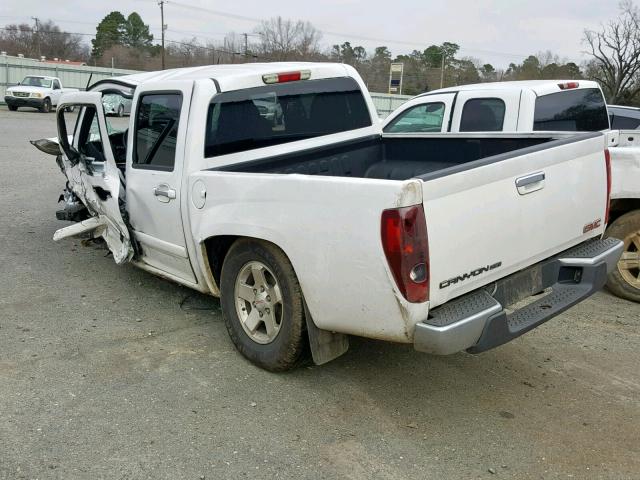 1GTCS139798149382 - 2009 GMC CANYON WHITE photo 3