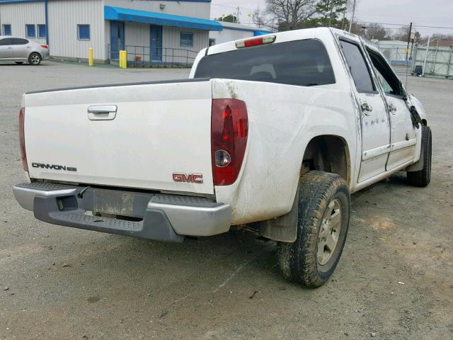1GTCS139798149382 - 2009 GMC CANYON WHITE photo 4
